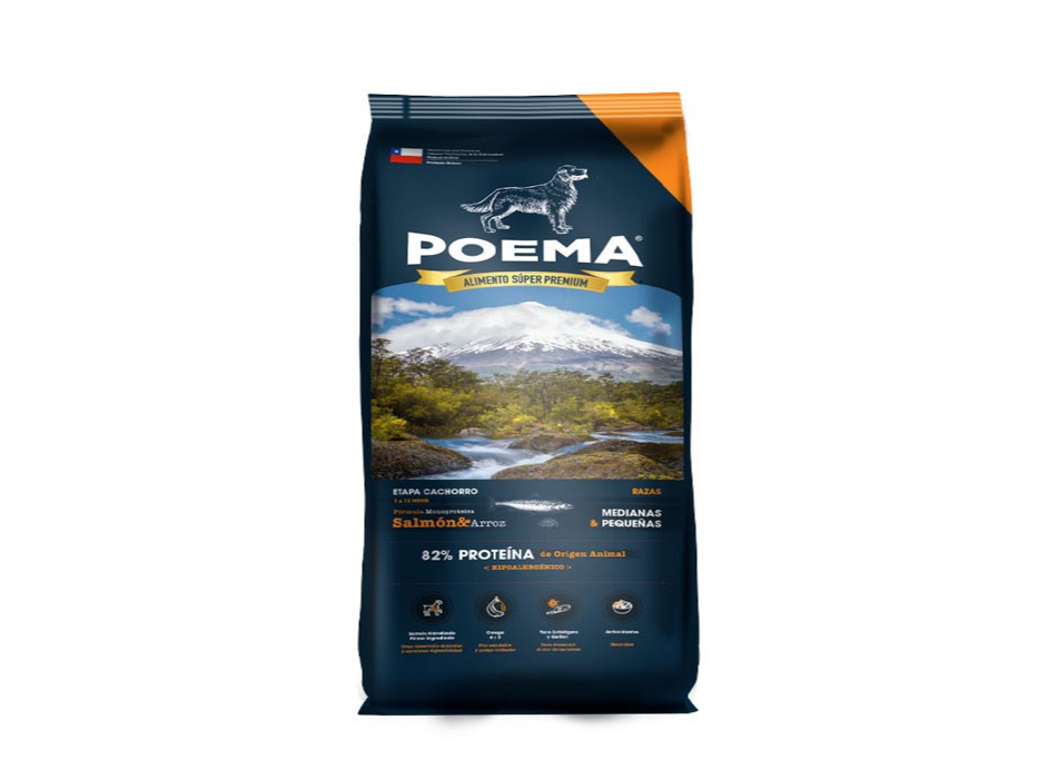 Poema Cachorro Salmon y Arroz 3KG
