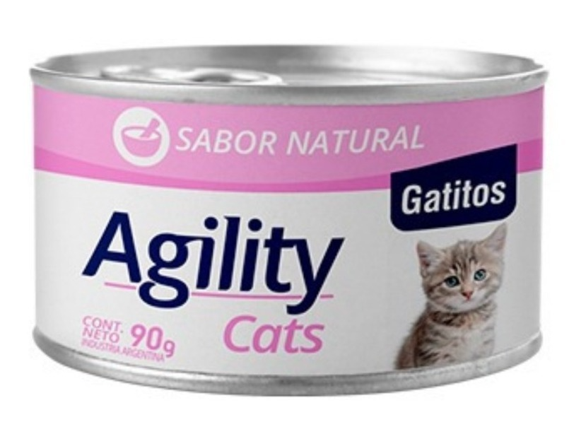 Agility lata para gatitos, sabor natural
