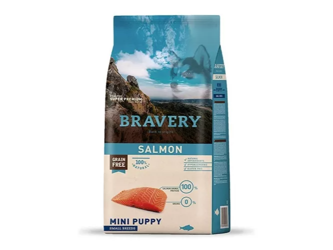 Bravery Salmon Mini Puppy 7 Kgs