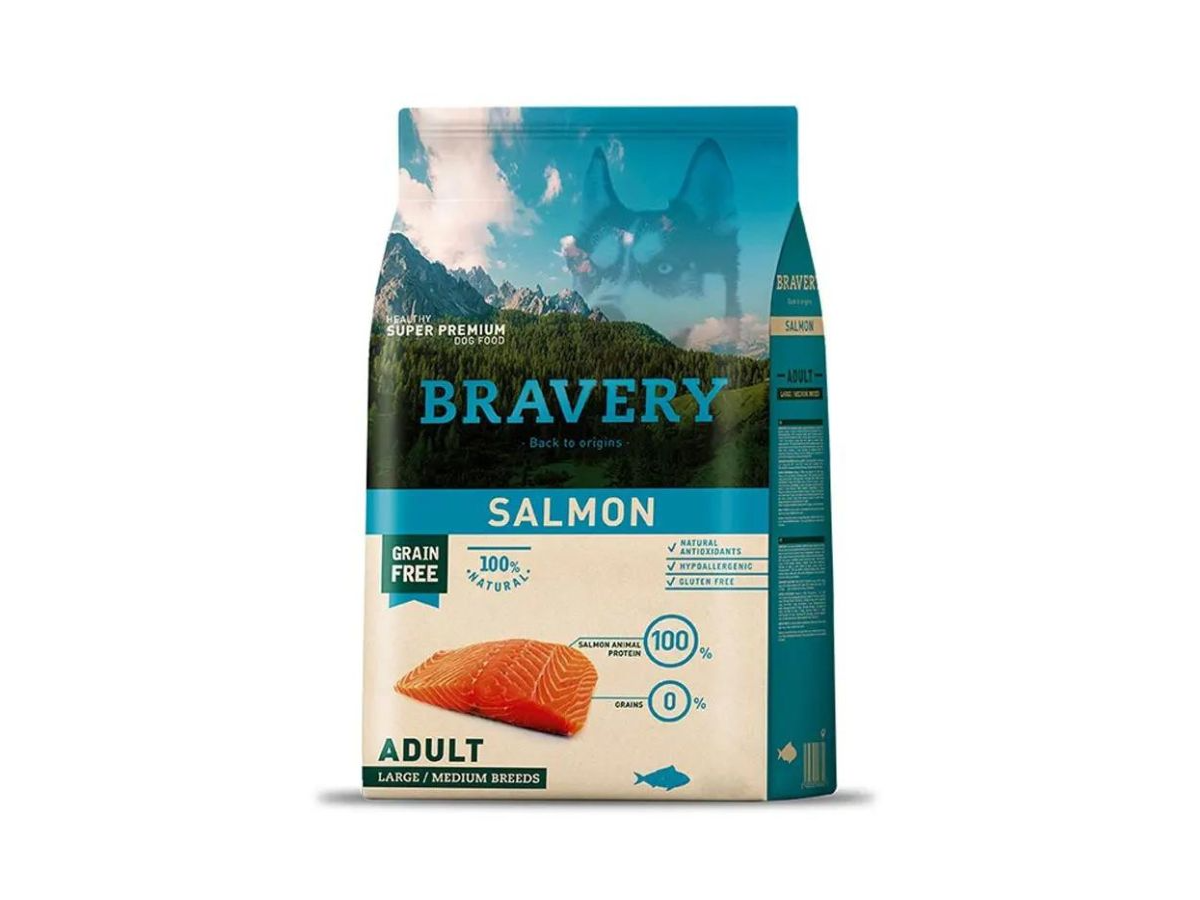 Bravery Salmon Adulto Large 4 Kg
