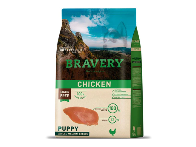 BRAVERY CHICKEN PUPPY 4KG