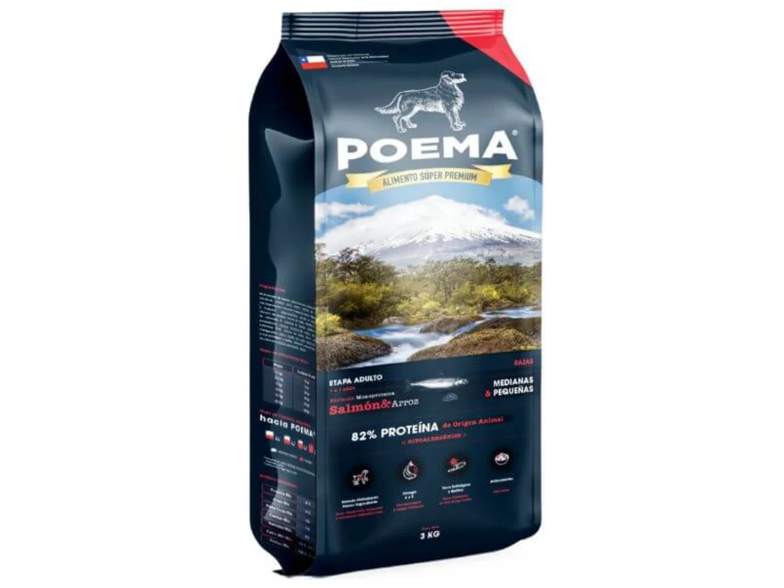 Poema Adulto Salmon y Arroz 12KG