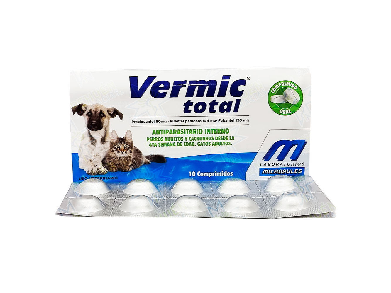 VERMIC ANTIPARASITARIO PERRO Y GATOS