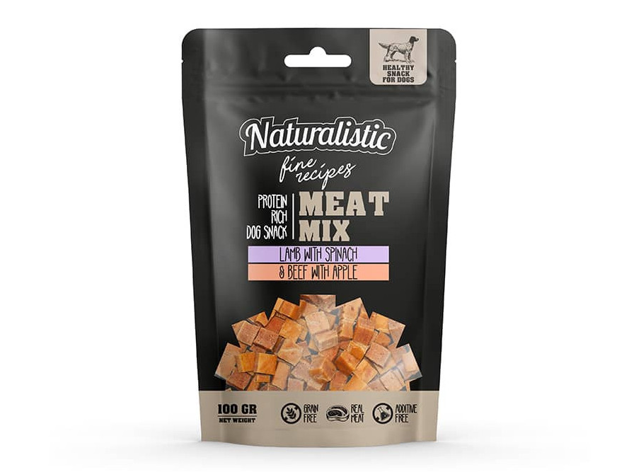 Naturalistic Cubitos Mix de Carne 100G