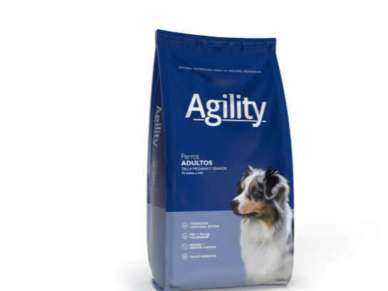 AGILITY ADULTO RAZA MEDIANA GRANDE 20KG