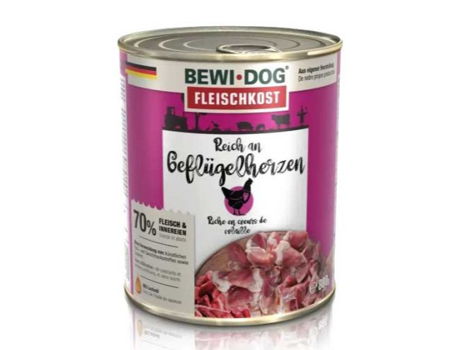 Bewi Dog Corazones de Pollo 400g