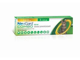 NEXGARD COMBO CAT 2.5 A 7.5 KG