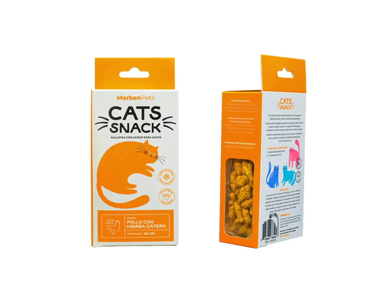 CATS SNACK POLLO CON HIERBA GATERA