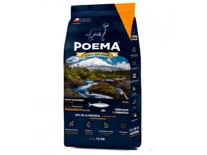 POEMA CACHORRO SALMON Y ARROZ 12KG