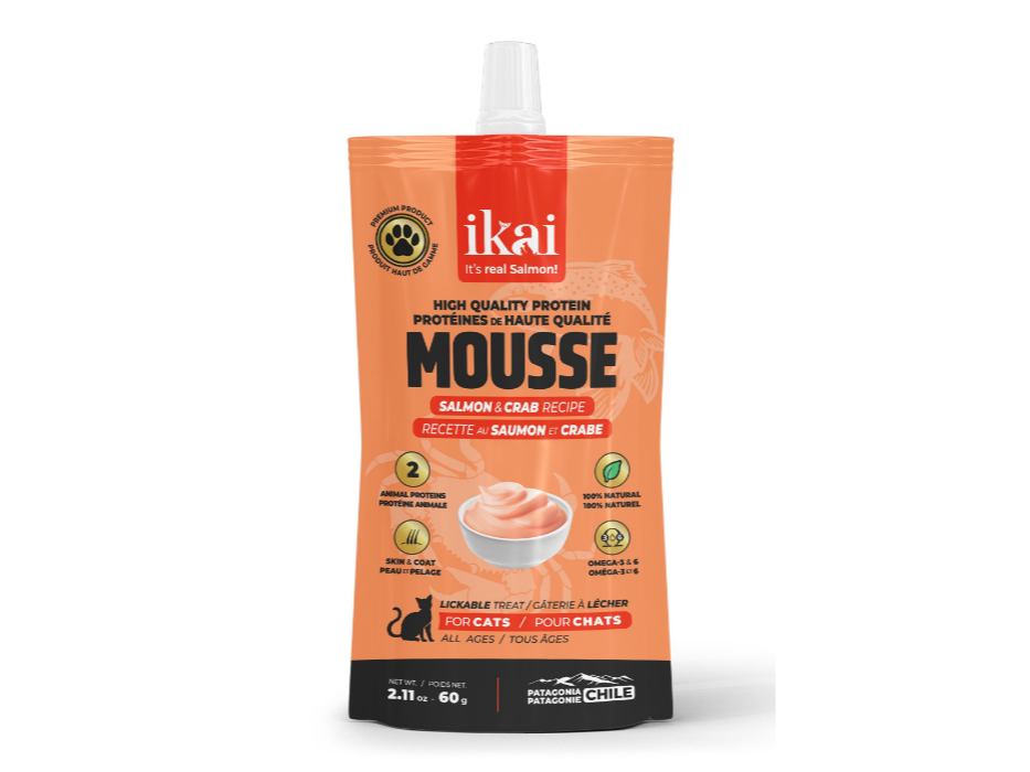 MOUSSE DIGESTIVO SALMON / CANGREJO GATO 60 GR