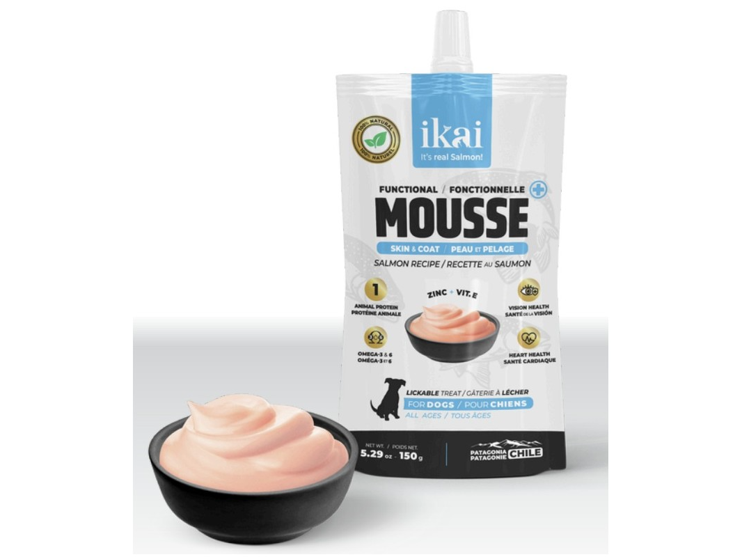 MOUSSE SALMON PIEL Y PELAJE PERRO 150 GR