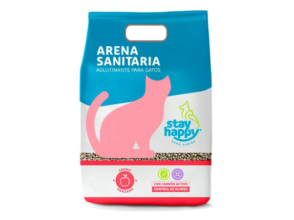 ARENA STAY HAPPY MANZANA 10KG
