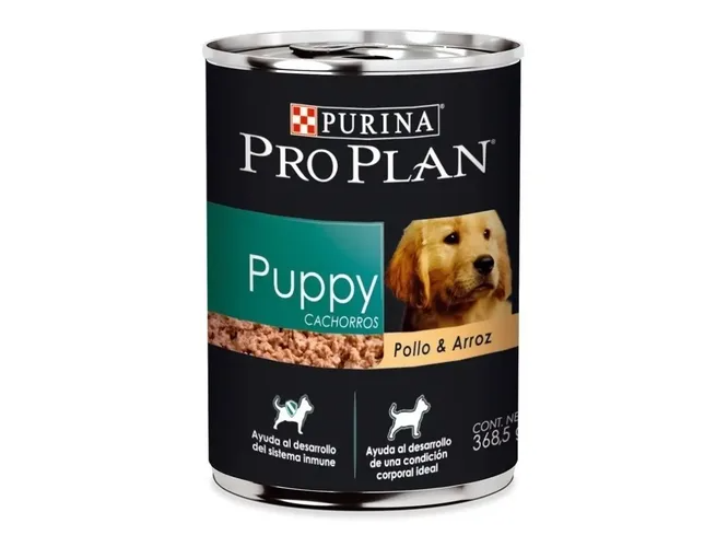 LATA PROPLAN CACHORRO POLLO 368 G