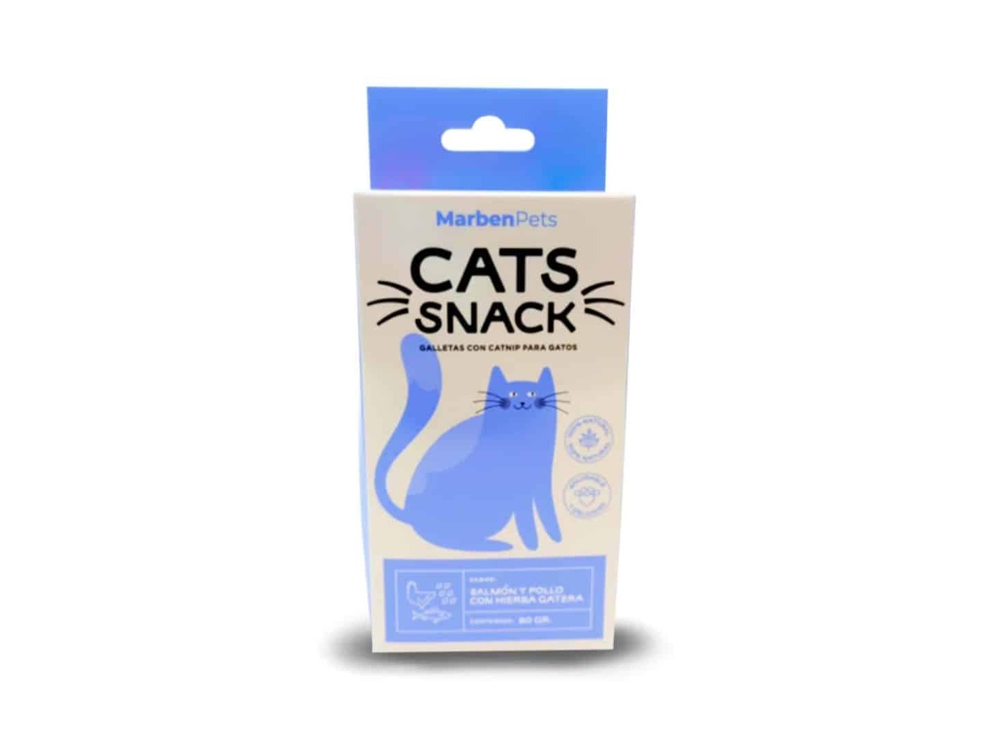 CATS SNACK GALLETAS SALMON/POLLO 80GR