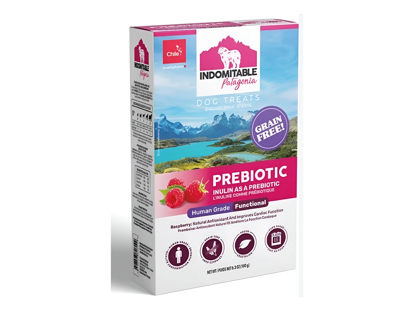 Indomitable Premios con Prebioticos Frambuesa