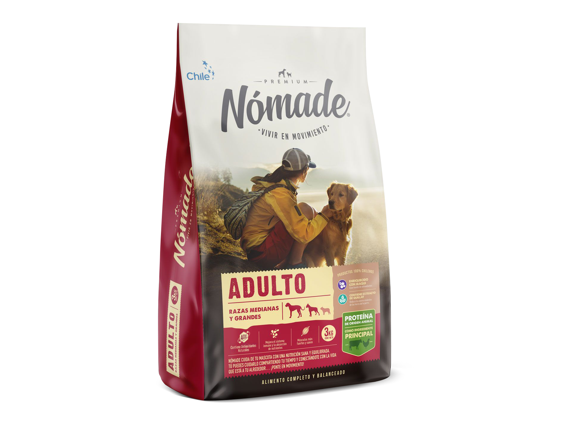 NOMADE ADULTO RAZAS MEDIANAS Y GRANDES 20KG