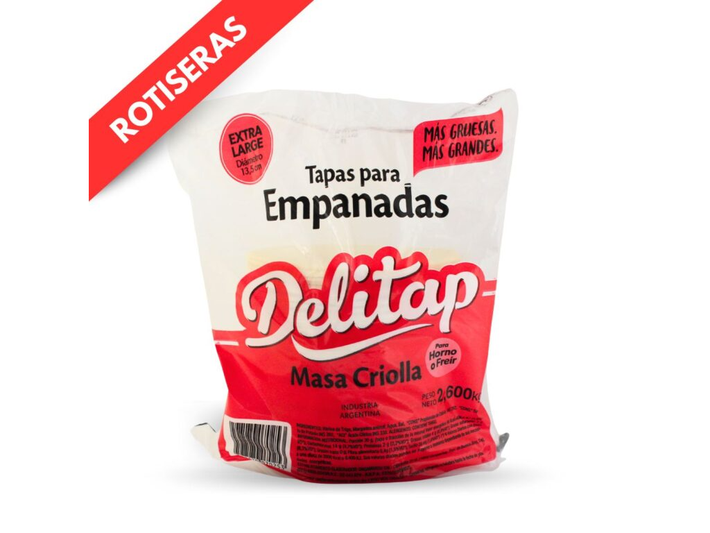 TUBO T/EMPANDAS DELITAP x 60 unidades