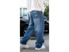 SUPER BAGGY AZUL BORDADO *957
