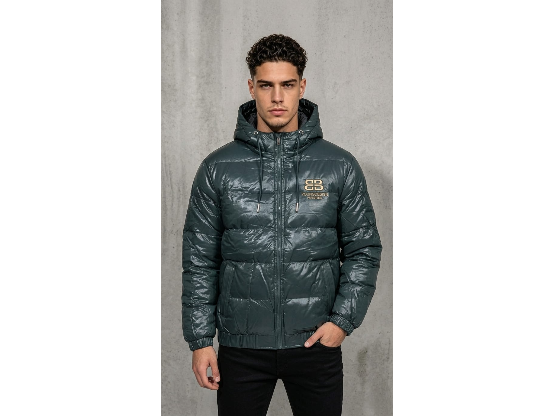 CAMPERA PUFFER DE ECOCUERO *EE-67007