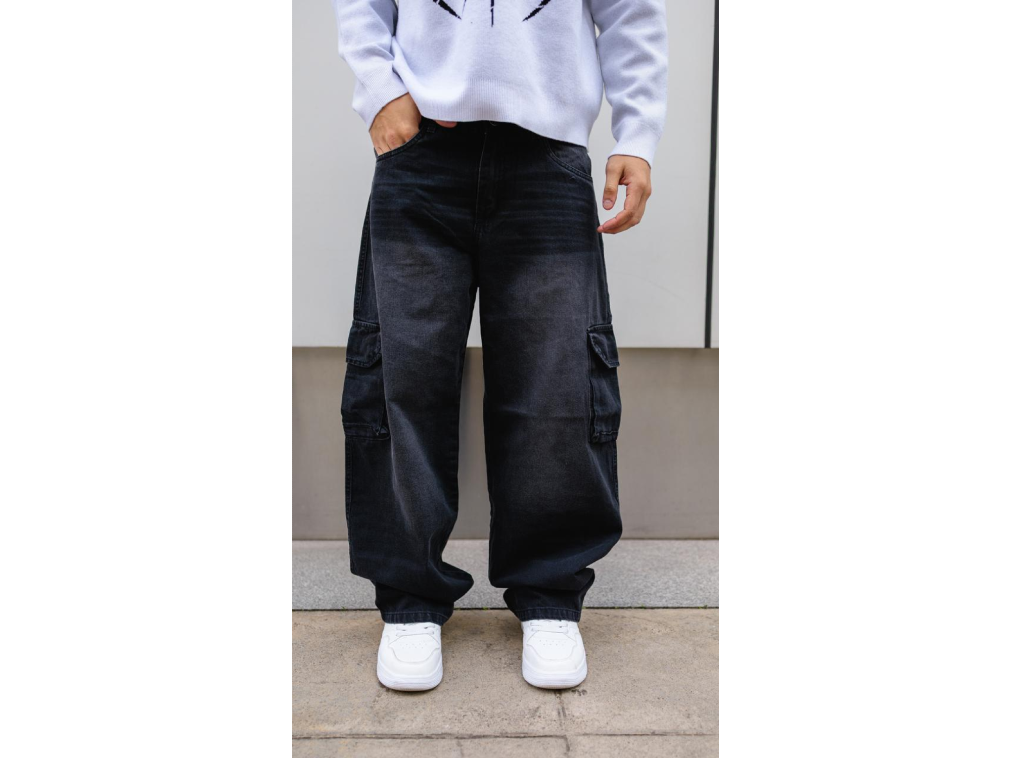 SUPER BAGGY CARGO GRIS *956