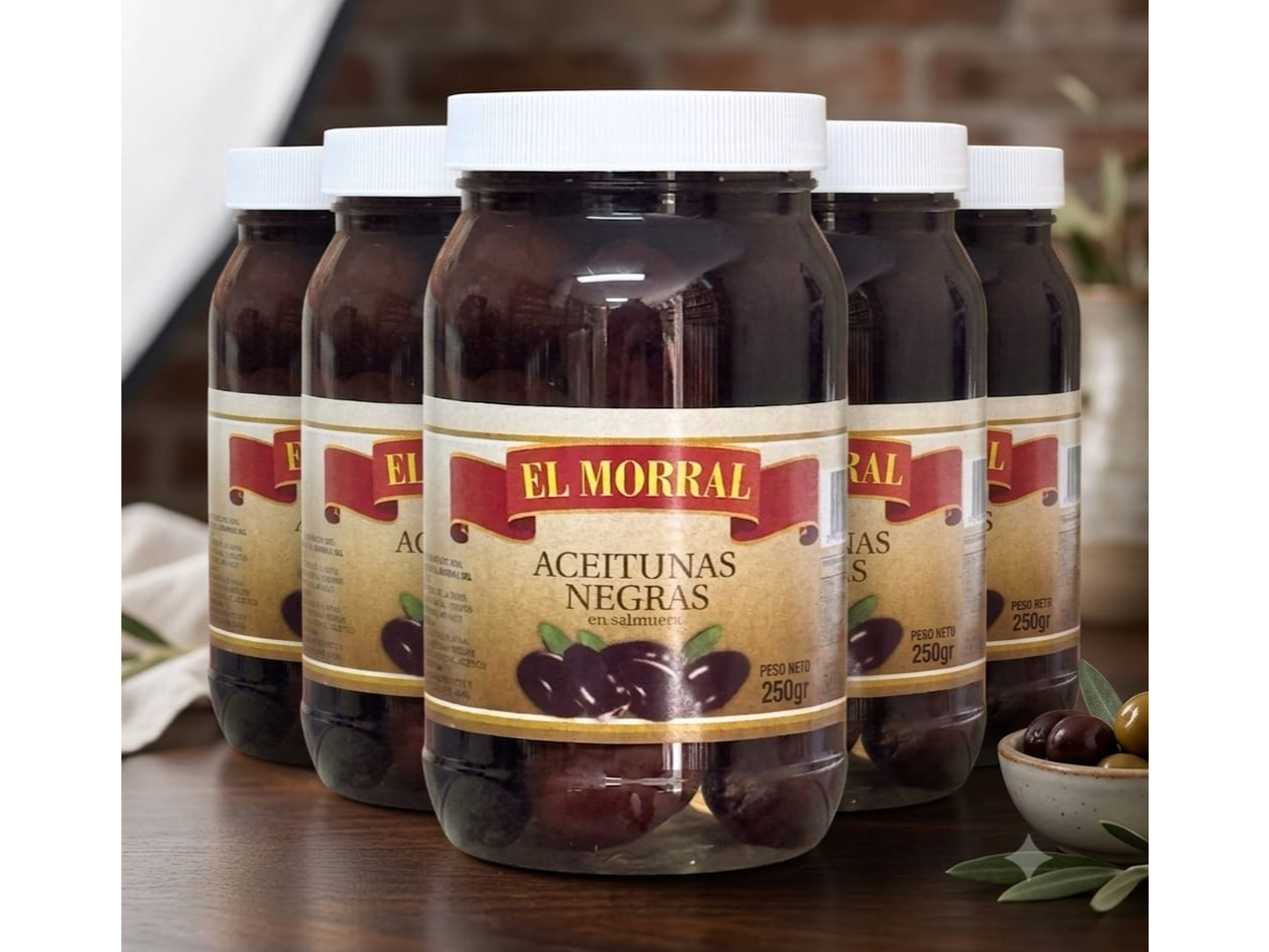PACK 250gr - 12 ACEITUNAS NEGRAS 250gr