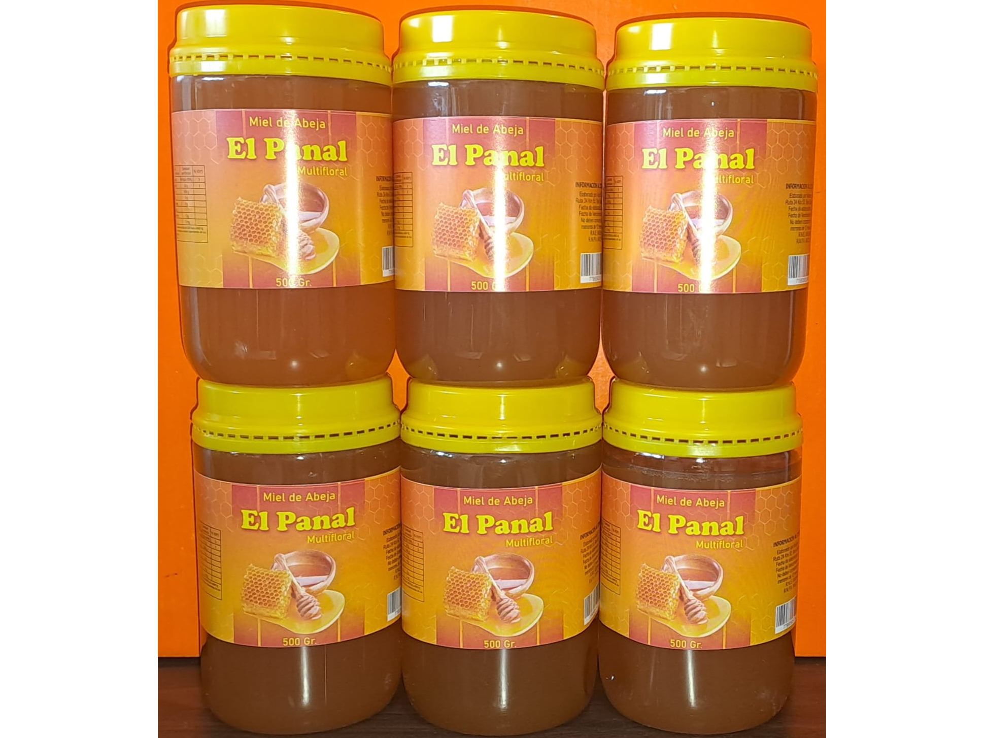 PACK 500gr MIEL EL PANAL POR 10 UNIDADES