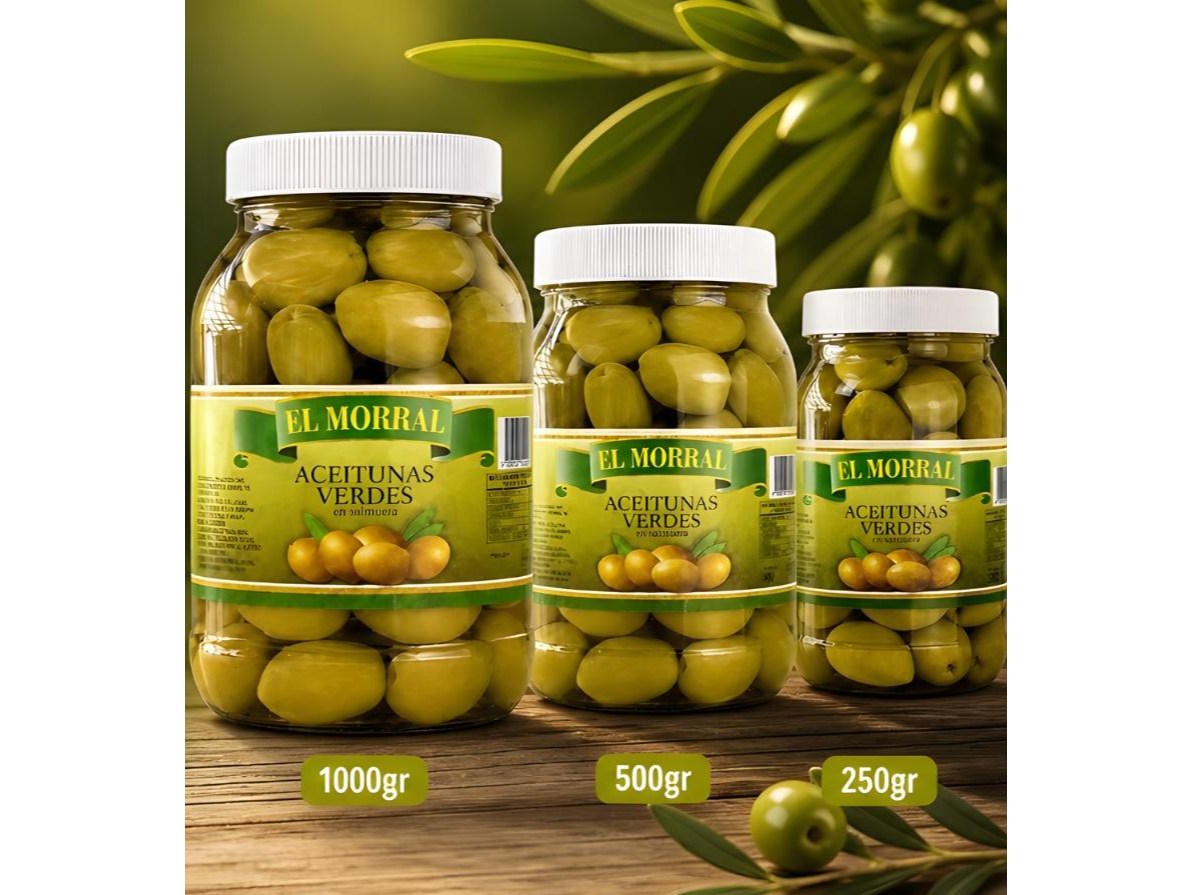 PACK 12 ACEITUNAS VERDES 500gr