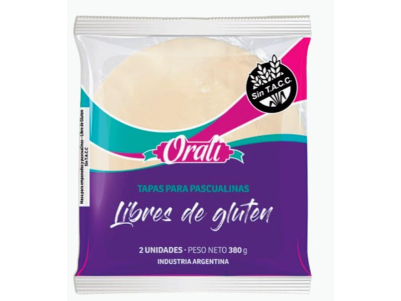 Tapa para Pascualina...."Orali" x 380 grs