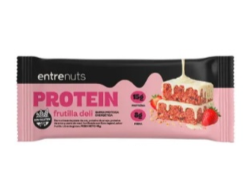 Barra Proteica  Frutilla .Entrenuts