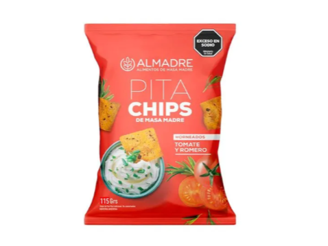 Pita  Chips Tomate y Romero