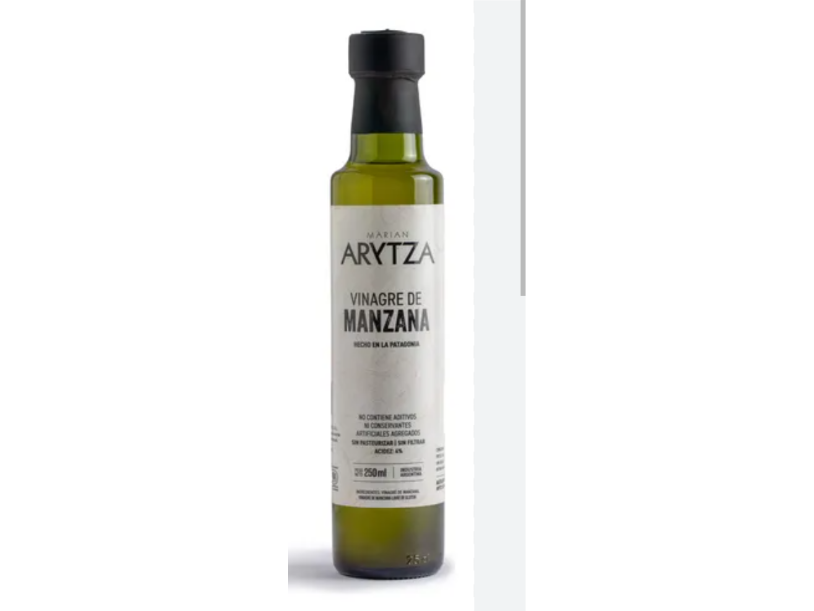 Vinagre de Manzana Orgánico Marian Arytza x 250