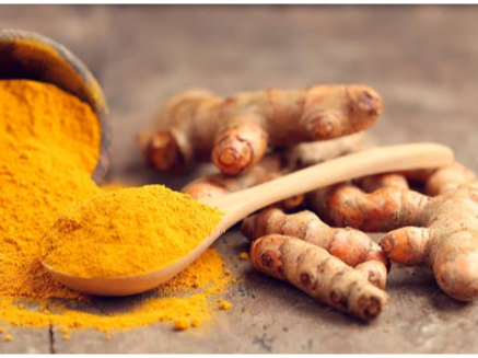 Curcuma polvo . india