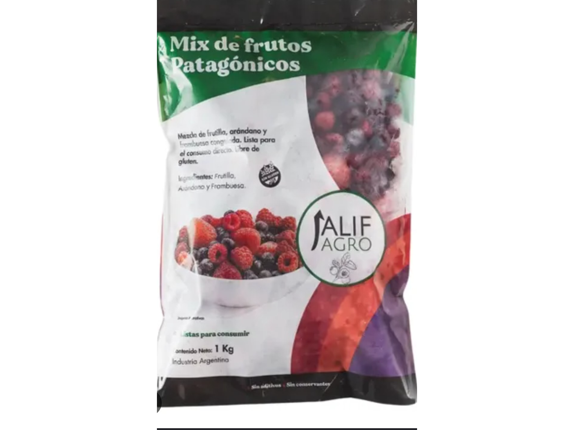 Mix frutos congelados..  Alif x kg