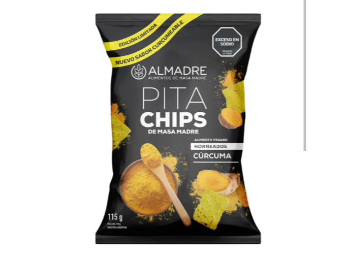 Pita Chips Curcuma