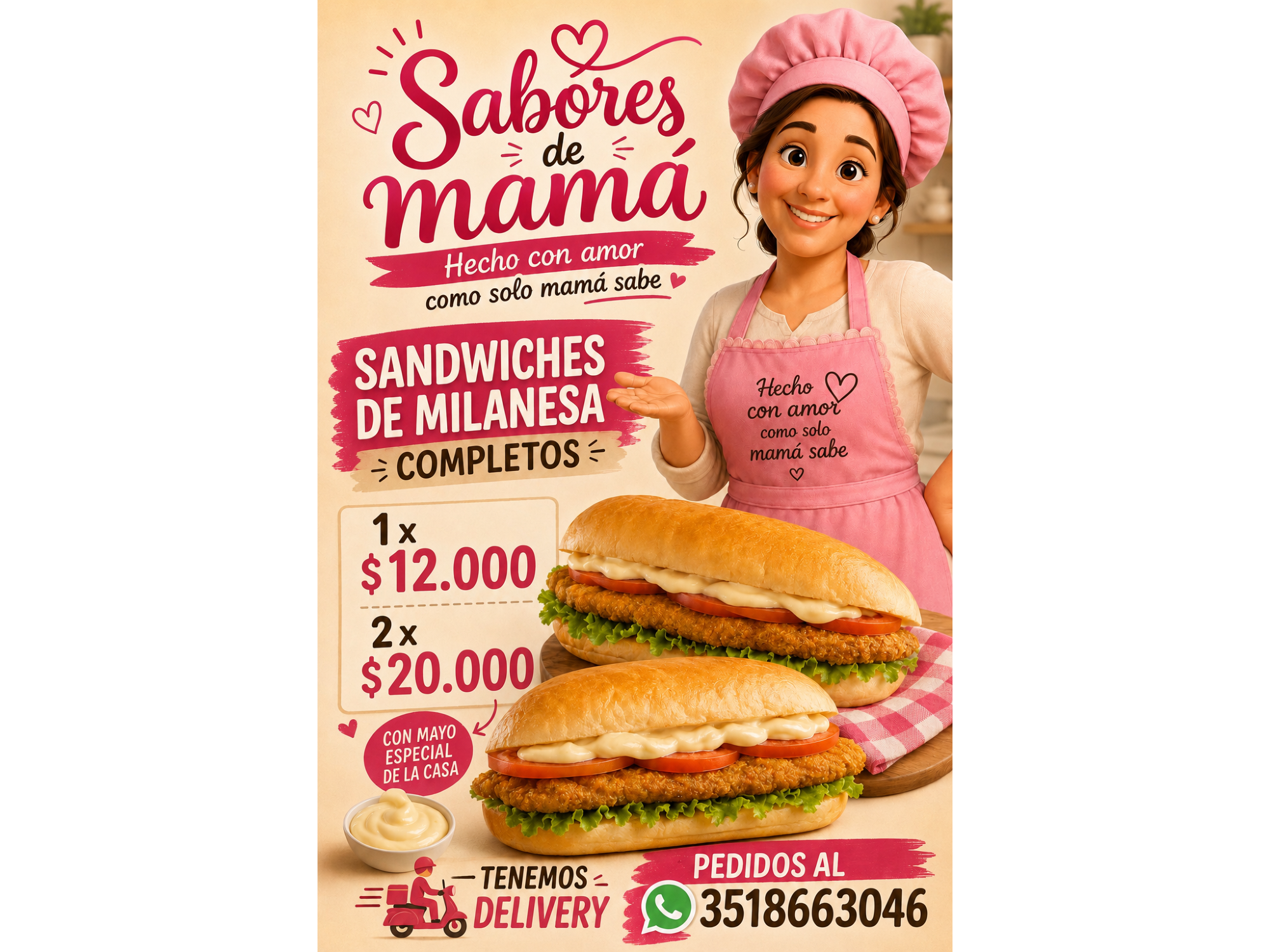 Promo sandwich de milanesa