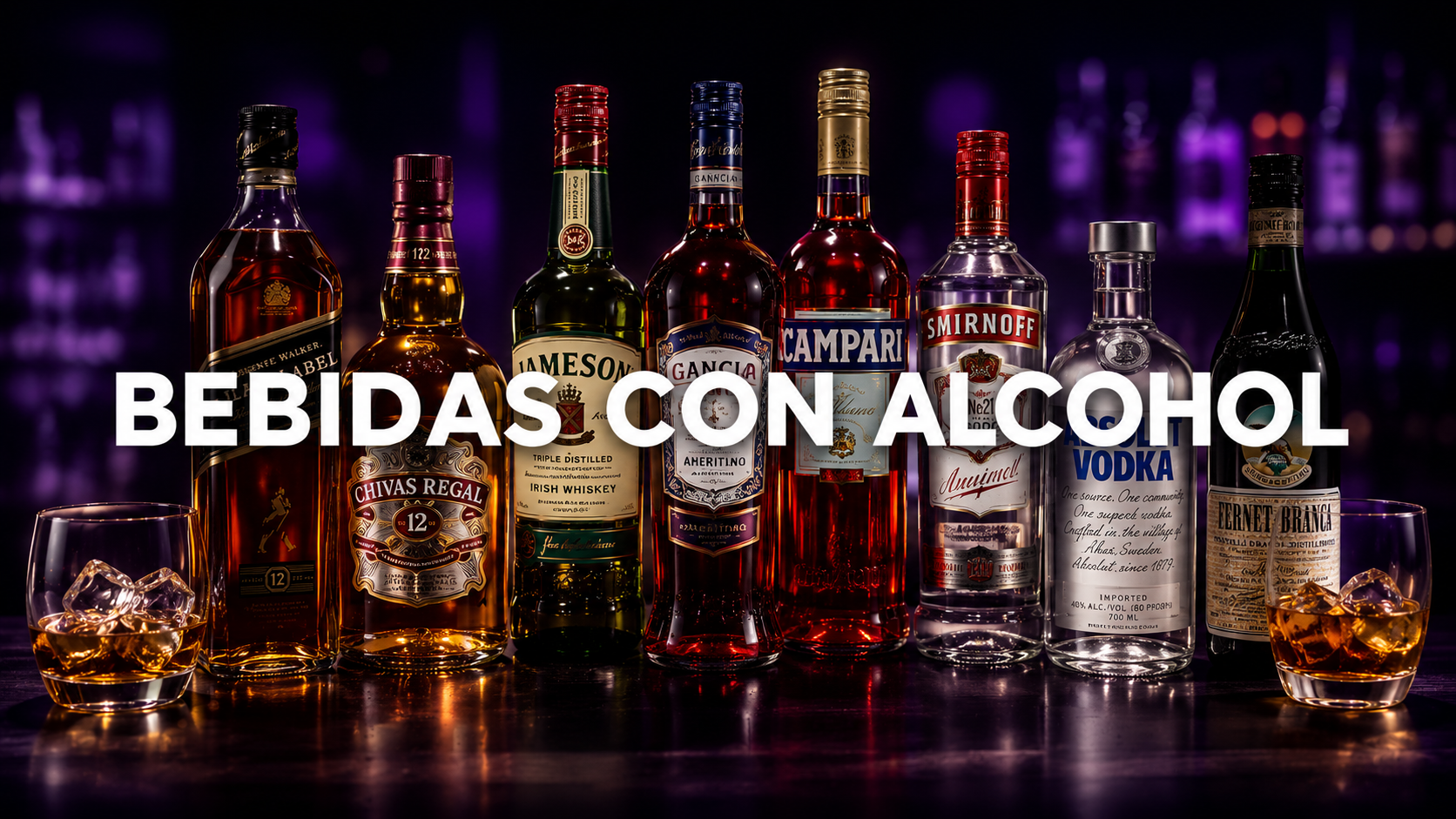 BEBIDAS CON ALCOHOL