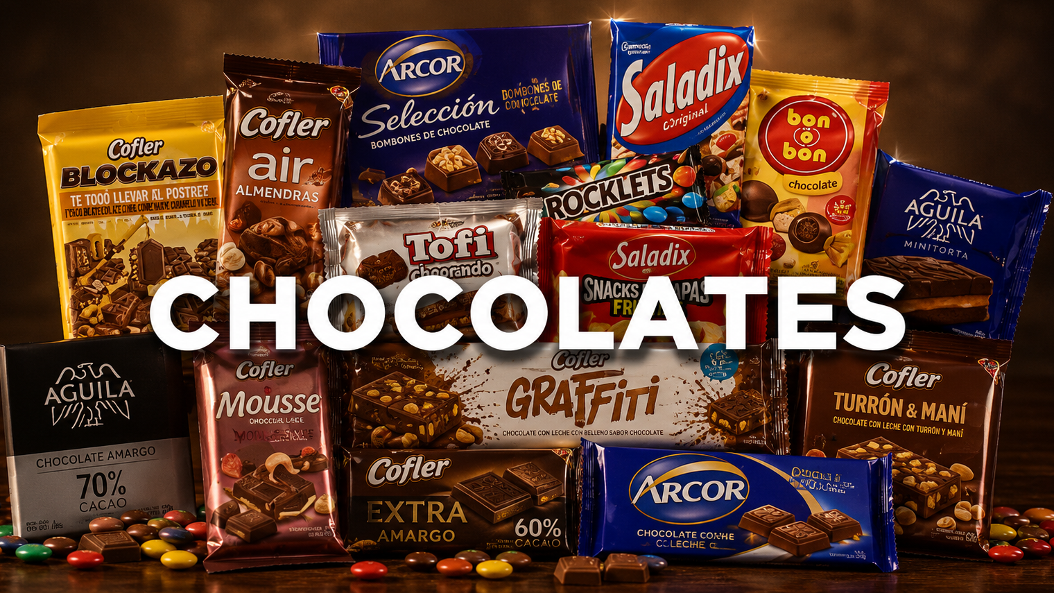 CHOCOLATES Y ALFAJORES