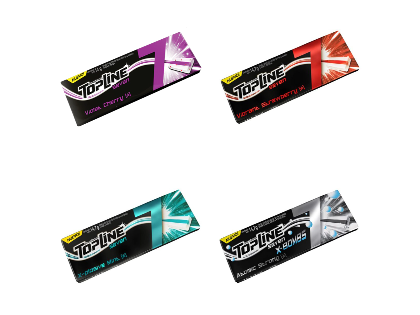 CHICLES TOPLINE SEVEN