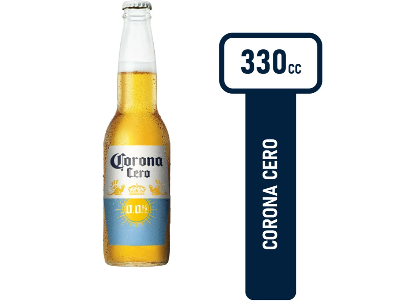 CORONA BOTELLITA CERO ALCOHOL 330 ML