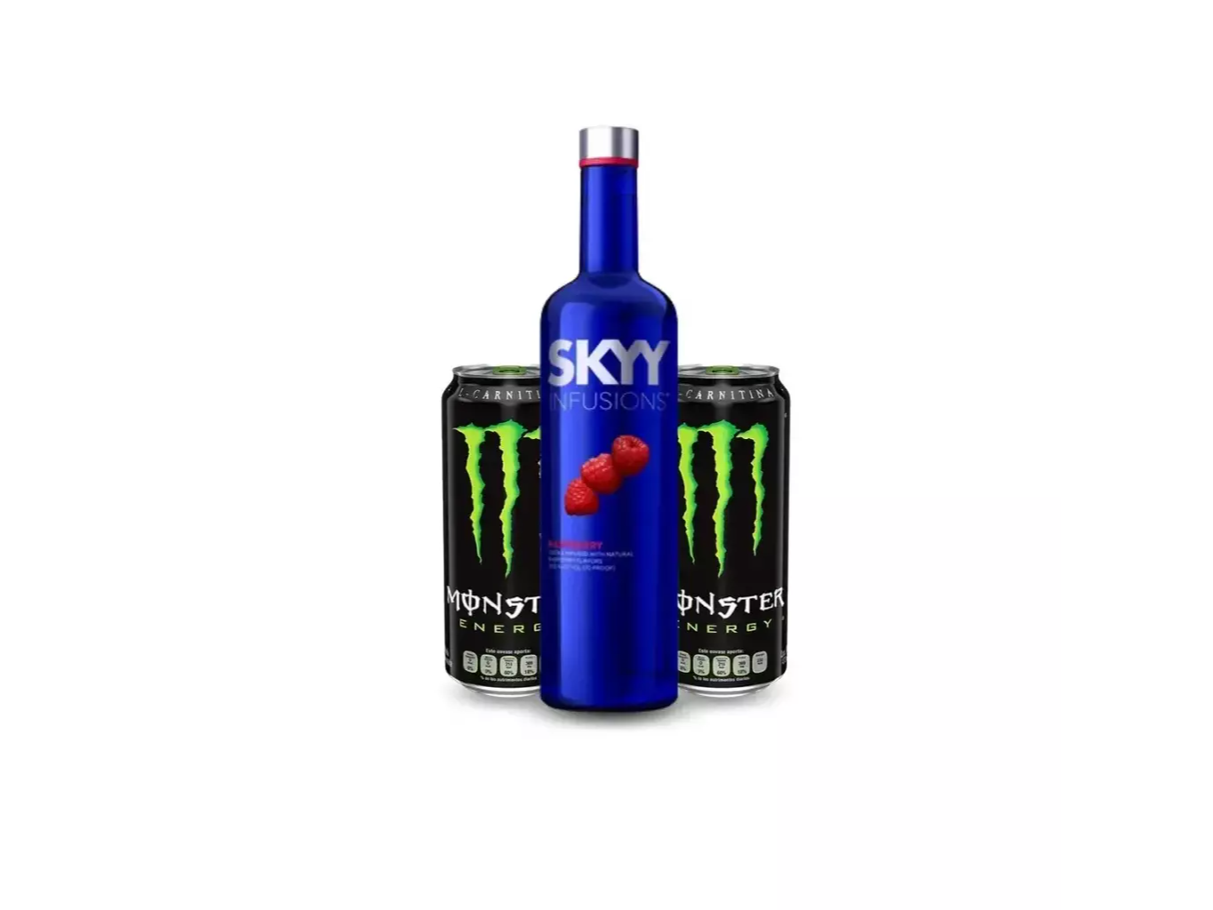 SKYY + 2 MONSTER (elegi el sabor)