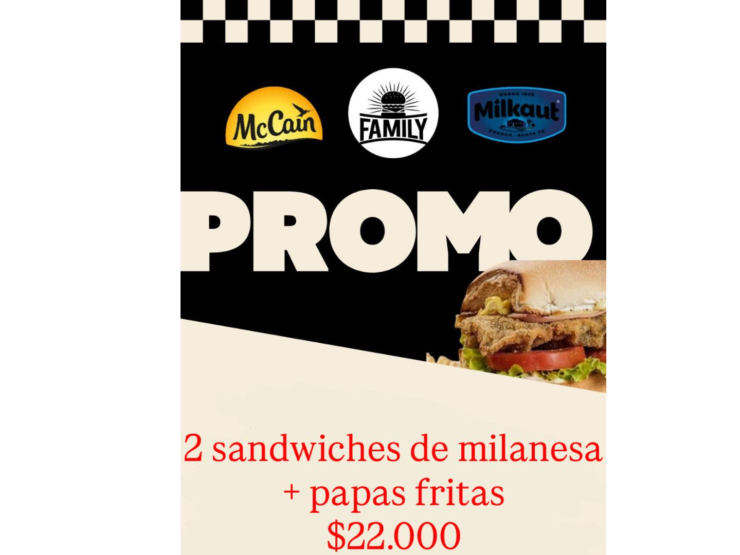 PROMO SANDWICH DE MILANESA