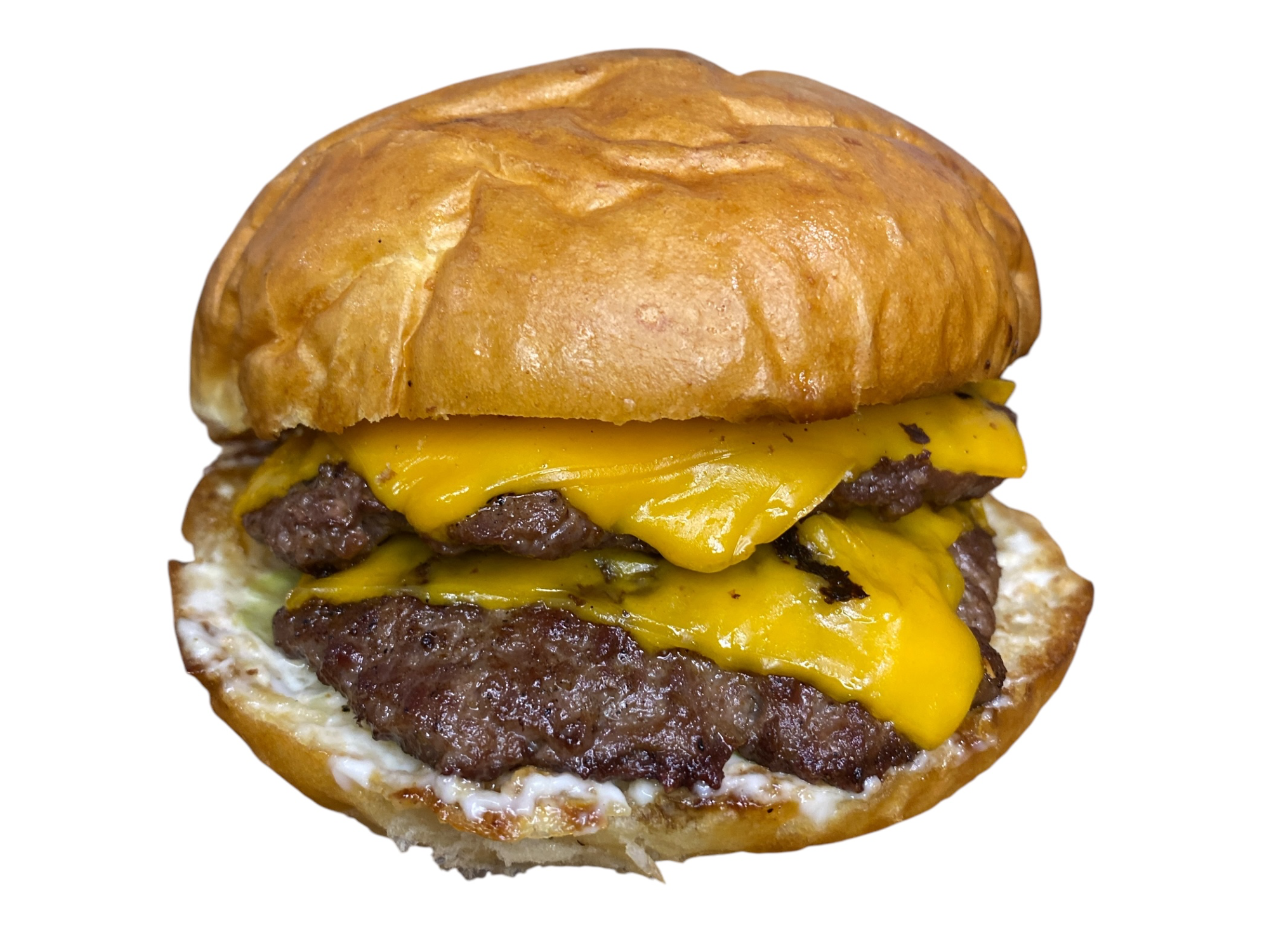 Hamburguesa doble con papas