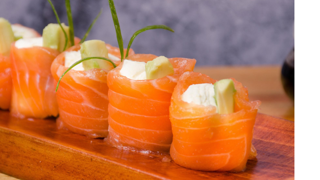 GEISHA(LÁMINAS DE PESCADO RELLENAS)