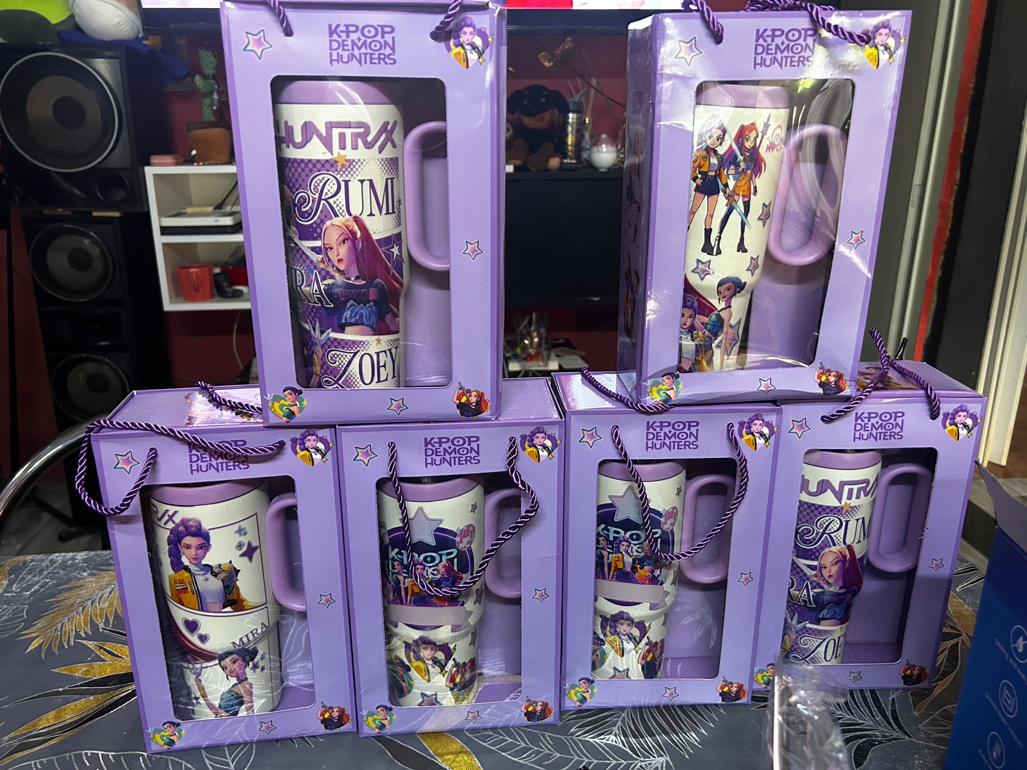 Vasos k pop con filtro tapa bombilla