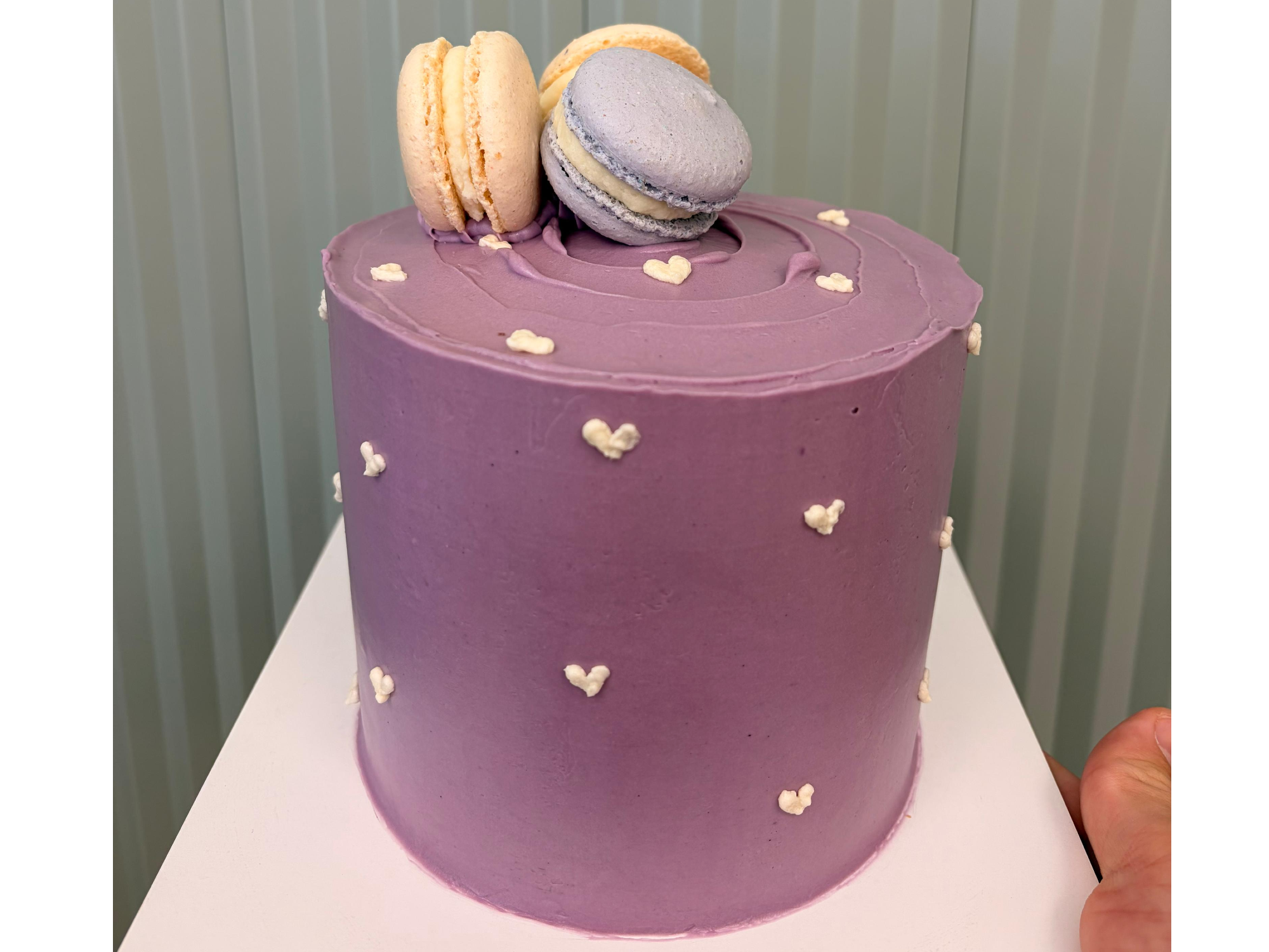 TORTAS CON BUTTERCREAM  con corazoncitos.