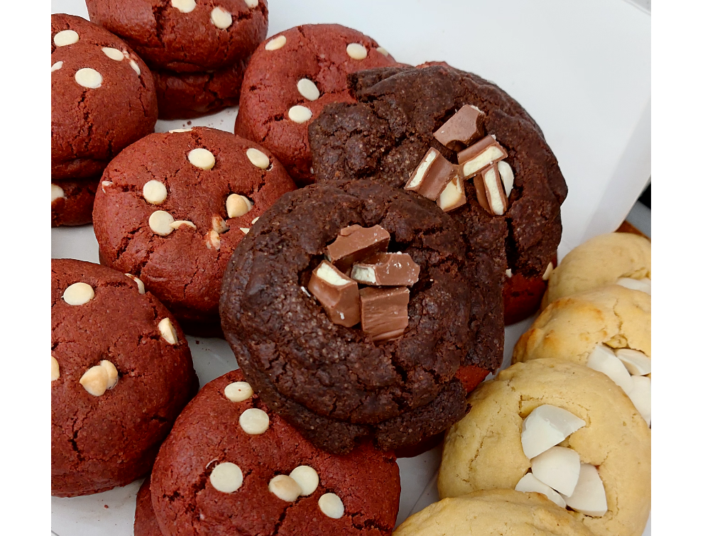 COOKIES DE CHOCOLATE RELLENAS