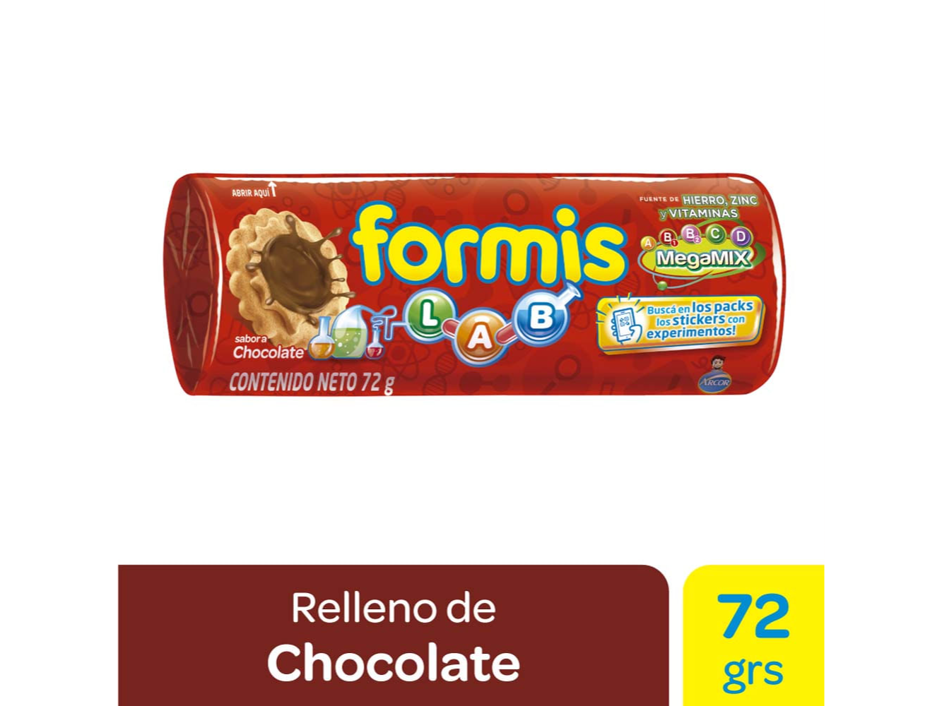 GALLETA FORMIS CHOCOLATE 72G