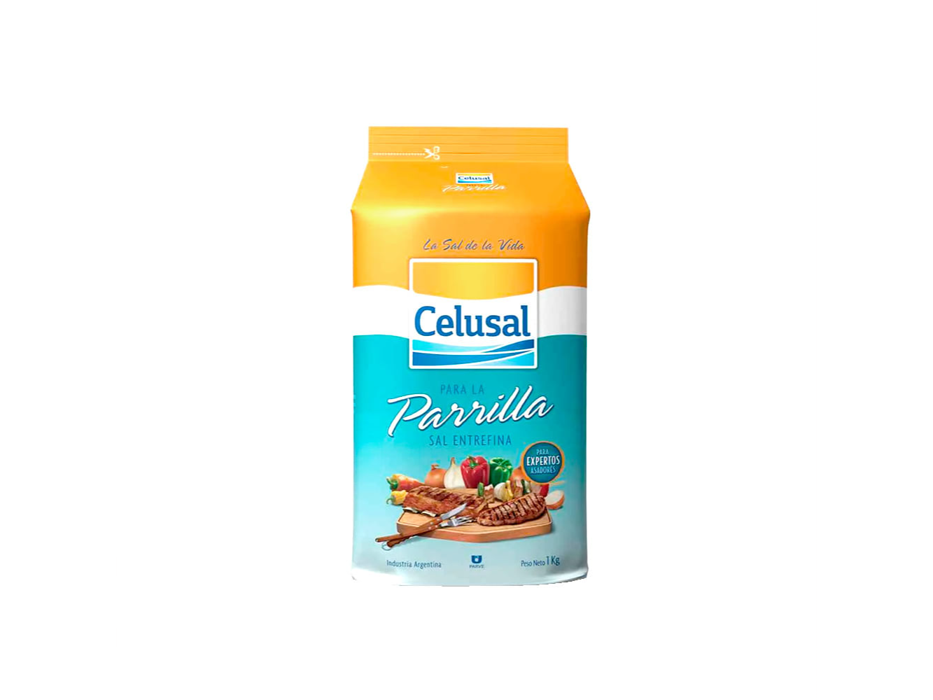 SAL ENTREFINA PARRILLA CELUSAL 1KG de Autoservicio Azul