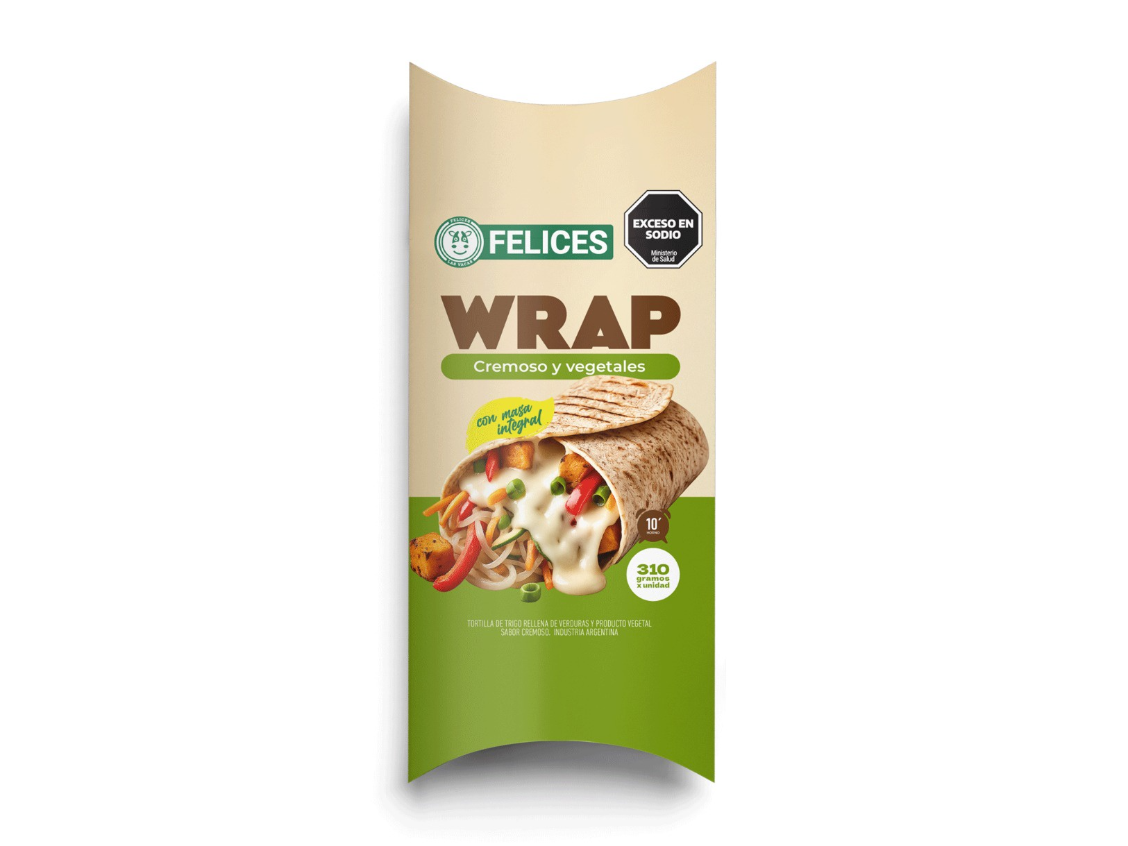 Wrap Verdura y Cremoso (Copia)