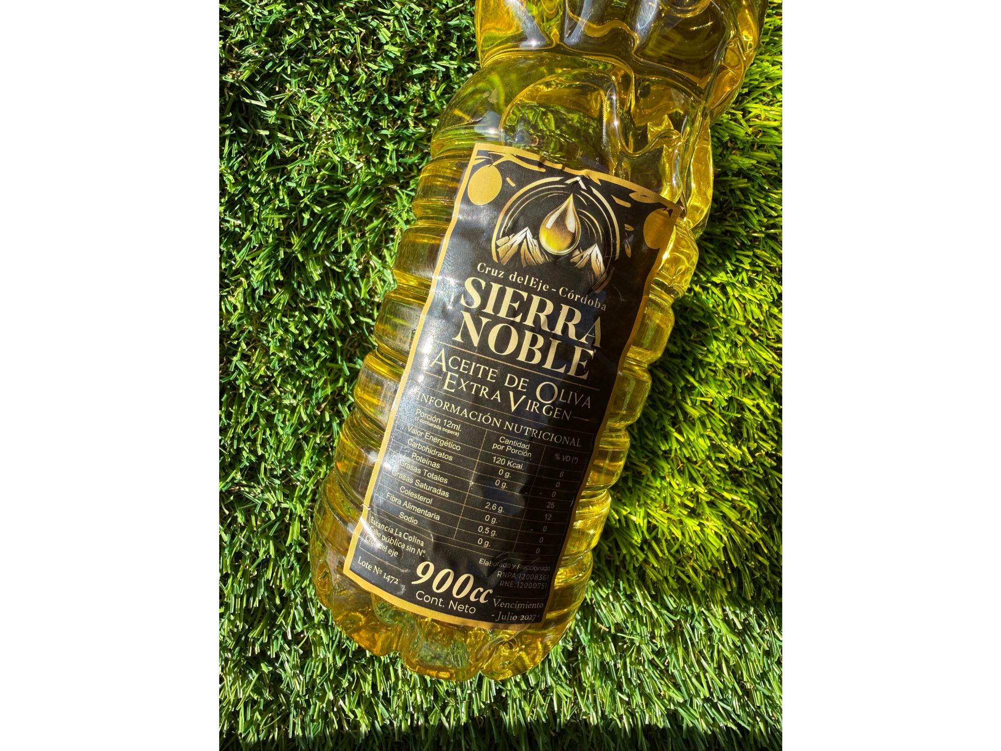SIERRA NOBLE OLIVO EXTRA VIRGEN x 900 ML